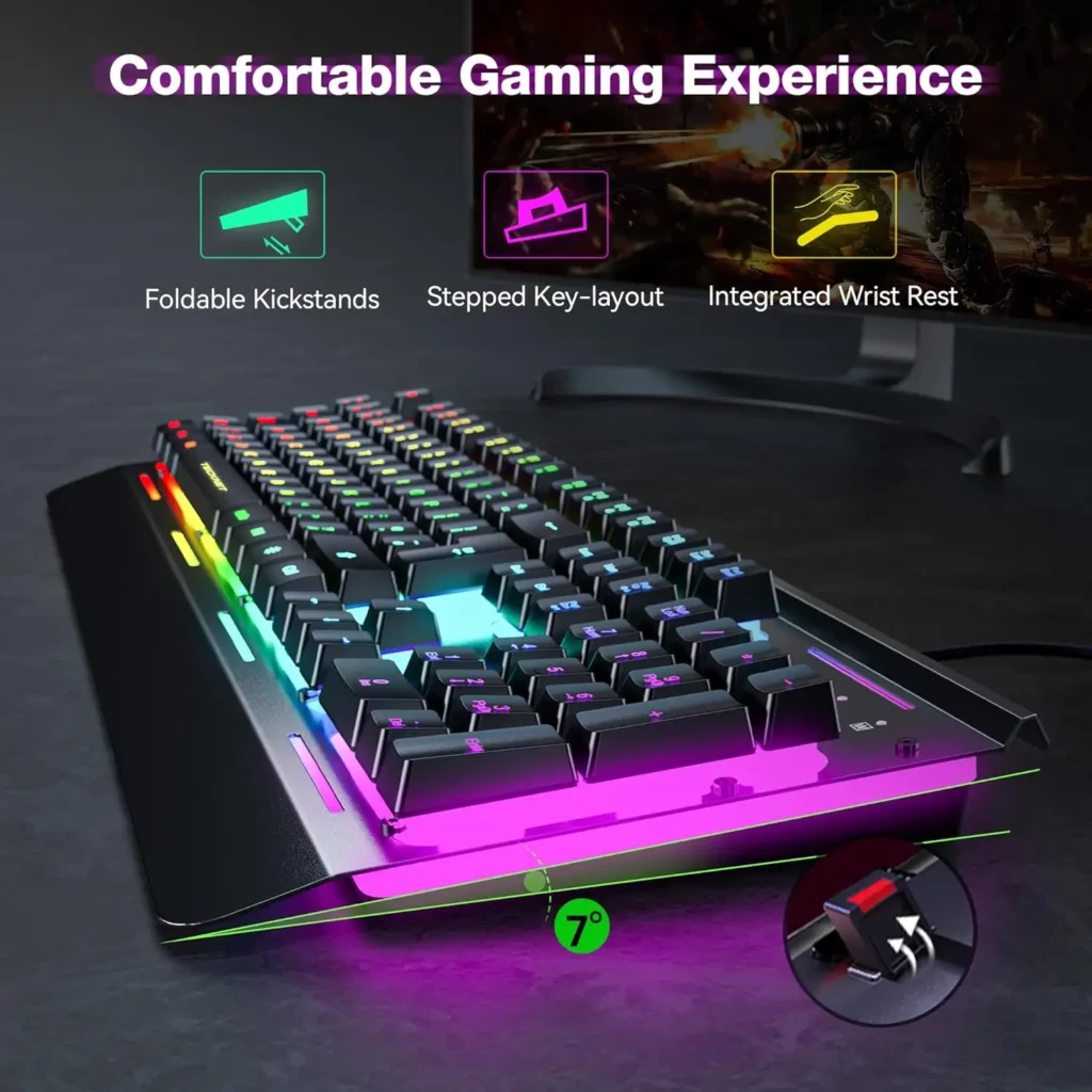 TECKNET TK-KB002 | RGB Backlit Gaming Keyboard