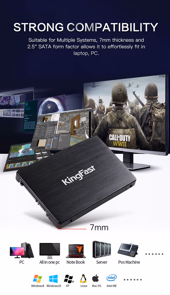 SSD 128Gb Kingfast