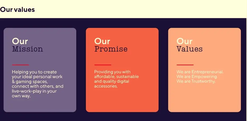 our values