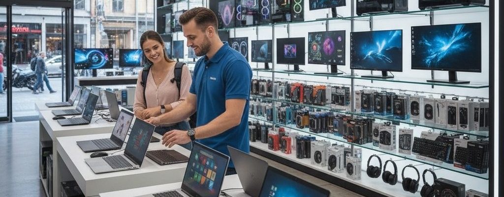 A computer shop image